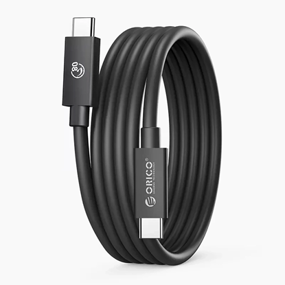 Attēls no Orico USB4 Thunderbolt5 Cable 80Gbps 240W USB-C to