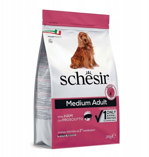 Picture of Original, karma sucha, dla psa, szynka, 3 kg, worek, dla dorosych rednich ras