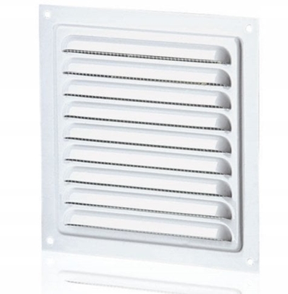 Изображение Osona wentylacyjna ze stali 125x125mm malowana proszkowo brzowa WM125BR