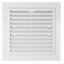 Picture of Osona wentylacyjna ze stali 150x150mm malowana proszkowo brzowa WM150BR