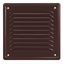 Изображение Osona wentylacyjna ze stali 200x200mm malowana proszkowo brzowa WM200BR