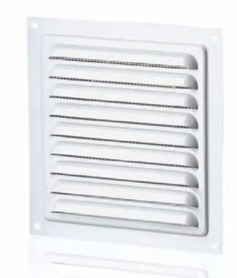 Picture of Osona wentylacyjna ze stali 250x250mm malowana proszkowo biaa WM250