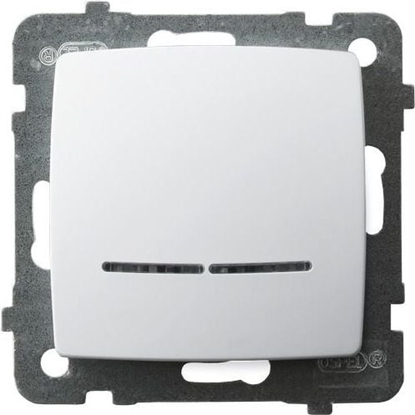 Picture of Ospel cznik pojedynczy Karo z podwietleniem biay (P-1SS/m/00)