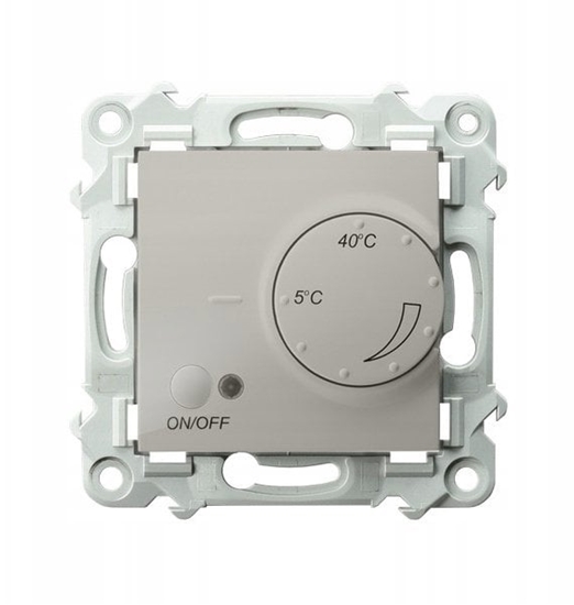 Picture of Ospel Regulator temperatury z czujnikiem powietrza kaszmirowy be RTP-1ZN/m/83