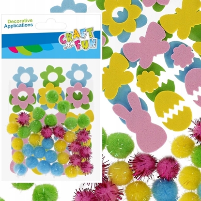 Picture of OZDOBA WN EVA SPRZYL POMPONY CF 12/144