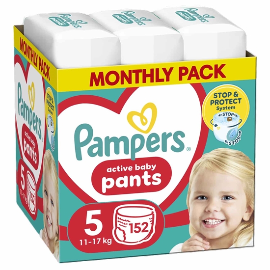 Picture of Pampers Pants autiņbiksītes, 5. izmērs, 12kg-17kg, 152 gab.