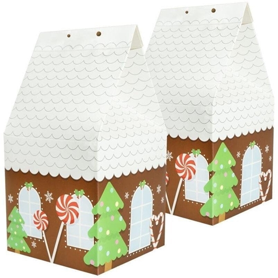 Изображение Papierowe domki na upominki 2szt