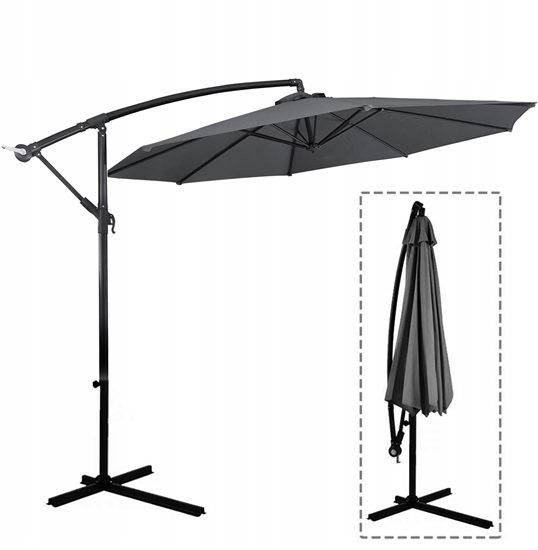 Picture of PARASOL OGRODOWY DUY SOLIDNY SKADANY 3 M Z WYSIGNIKIEM REGULACJA XXXL