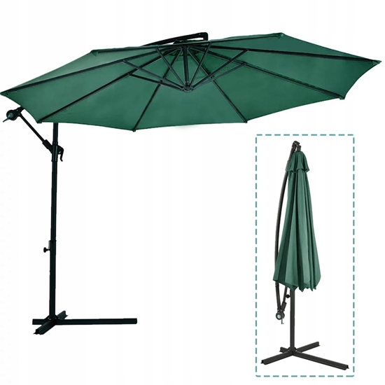 Picture of PARASOL OGRODOWY DUY SOLIDNY SKADANY 3 M Z WYSIGNIKIEM REGULACJA XXXL
