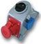 Picture of PCE Gniazdo stae z wycznikiem L-0-P 16A 4P 400V + 2P+Z 230V IP44 COMBO-POL (960615411W)