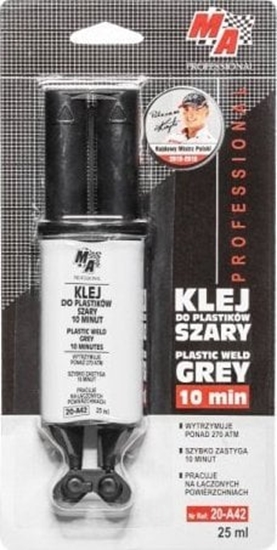 Изображение Permatex KLEJ DO SPAWANIA PLASTIKU 10 MINUT SZARY 25ML