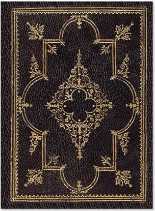 Attēls no Peter Pauper Press Notes szyty Obsydian