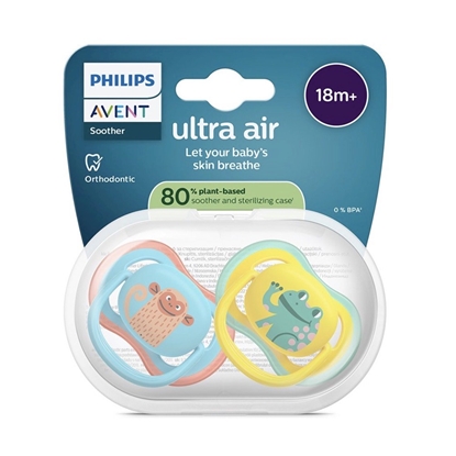 Attēls no Philips Avent Ultra Air Deco Baby Pacifiers 18m+ 2pcs