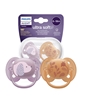 Picture of Philips Avent Ultra soft DECO Baby Pacifier 6-18m 2pcs Orange/Violet