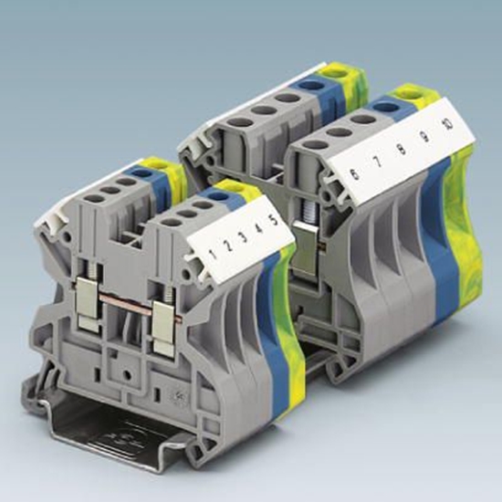 Picture of Phoenix Contact Listwa zaciskowa przepustowa 2-przewodowa 0,14-4mm2 niebieska UT 2,5 (3044089)