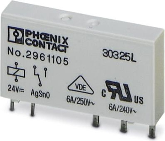 Picture of Phoenix Contact Przekanik interfejsowy 1P 6A 24V DC REL-MR-24DC/21AU (2961121)