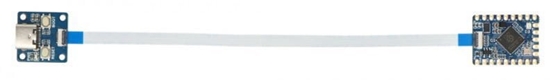 Picture of Pyta gówna Waveshare RP2350-Tiny-Kit miniaturowa pytka rozwojowa RP2350A z adapterem USB i przewodem FPC 29394