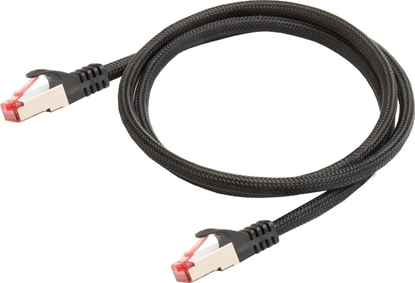 Изображение Python 8063PY-005S kabel sieciowy Czarny 0,5 m Cat6 SF/UTP (S-FTP)
