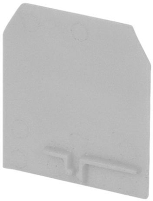 Picture of Pytka skrajna do zczek ZUG-G10 przegroda do zczek ZUG-G2,5 i ZUG-G4 szary PSU-10 A41-0208