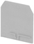 Picture of Pytka skrajna do zczek ZUG-G10 przegroda do zczek ZUG-G2,5 i ZUG-G4 szary PSU-10 A41-0208