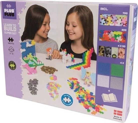 Picture of Plus Plus Klocki Plus Plus Mini Basic Pastel Super Set 1200 el.