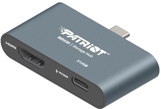 Picture of HUB USB Patriot PMD512GH013 1x USB-C PD 1x HDMI  + 3.2 Gen1 (PMD512GH013)