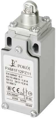 Picture of Pokój Wycznik kracowy 1R 1Z migowy metalowy popychacz stalowy z rolk stalow Ø10,5 PAM1F12PZ11 A37-4660