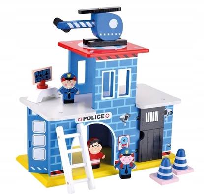 Picture of Posterunek policji z drewna POLICJA DLA DZIECKA