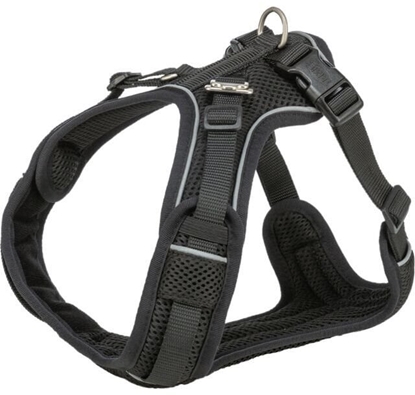 Picture of Premium FlexMesh, szelki, dla psa, czarne, XSS: 4057 cm/15 mm, dostosowane dla mopsów i buldogów