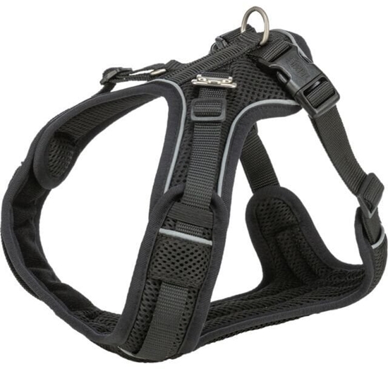 Picture of Premium FlexMesh, szelki, dla psa, czarne, XSS: 4057 cm/15 mm, dostosowane dla mopsów i buldogów
