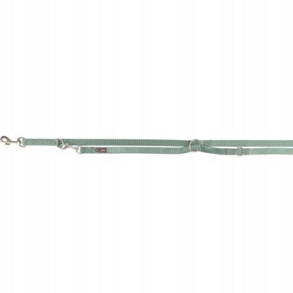 Picture of Premium, smycz regulowana, dla psa, dwustronna, tama, szawiowa, XS: 2.00 m/10 mm