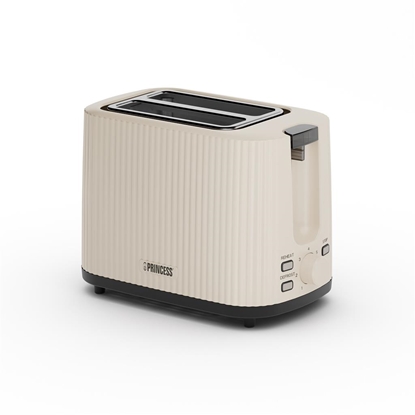 Attēls no Princess Wave Toaster | 142337 | Power 930 W | Number of slots 2 | Housing material Plastic | Beige