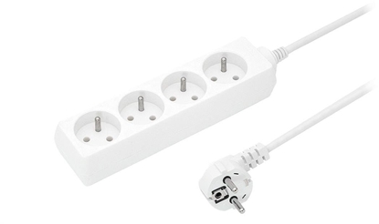 Picture of Przeduacz 4-gniazda z/u 16A 10m /OMY 3x1,5/ biay PS-470 T-110750