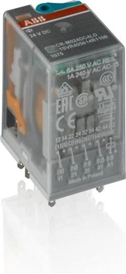 Picture of Przekanik CR-M024DC4 4c/o A1-A2=24VDC 250V/6A 1SVR405613R1000