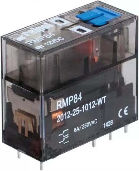 Picture of Przekanik elektromagnetyczny 2P 12V DC PCB RMP84-2012-25-1012-WT 2615196