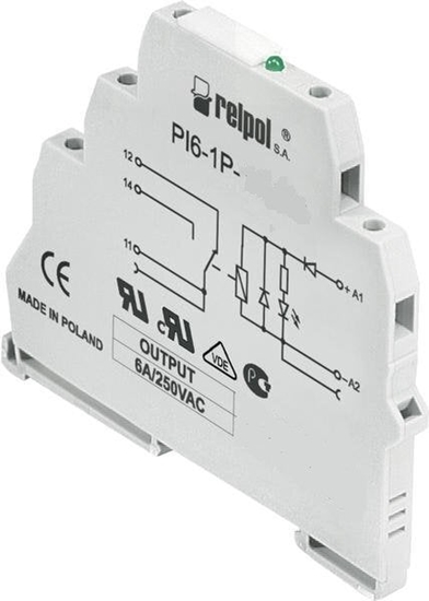 Picture of Przekanik interfejsowy 1P 6A 230V AC/DC PI6-1P-230VAC/DC 854601