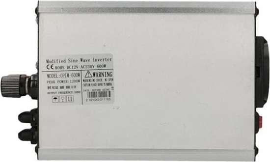 Picture of Przetwornica ExtraLink EXTRALINK przetwornica 12V-230V 600W modyfikowany sinus OPIM-600W