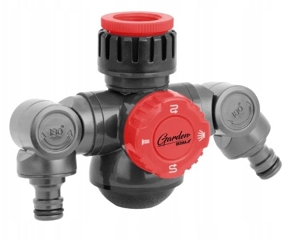 Picture of Przycze kranowe ktowe podwójne 1/2""-3/4"", karta