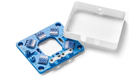 Attēls no Puszka do podcze AGD np. kuchenek 128x110x22mm 5 szybkozczek 4mm2 biaa HAD02 35444206