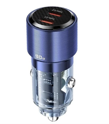 Attēls no Qualo QTLS-AC-A-90 Car charger 2x USB-C / 90W