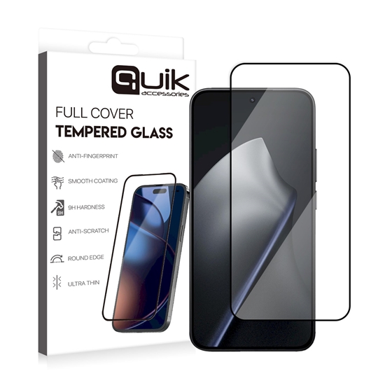 Picture of Quik Accessories Full Cover Tempered Glass for Xiaomi 15T