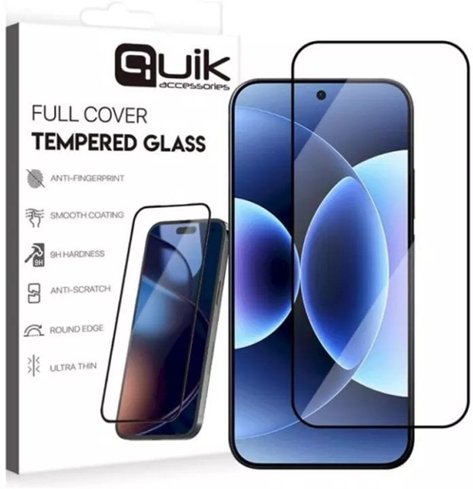 Picture of Quik Accessories Full Cover Tempered Glass for Xiaomi 17 Pro