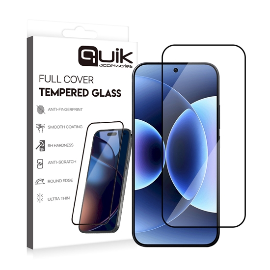 Picture of Quik Accessories Full Cover Tempered Glass for Xiaomi 17 Pro