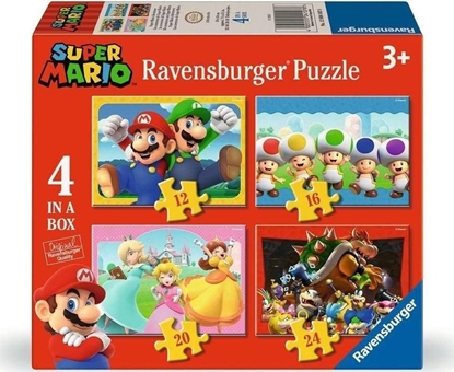 Picture of Ravensburger Puzzle 4w1 Super Mario - cznie 72 elementy
