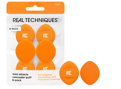 Изображение Real Techniques Mini Miracle Concealer Puff 6 Pack