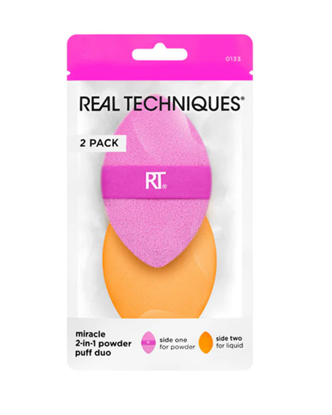 Изображение Real Techniques Miracle 2-in-1 Makeup Powder Puff Duo