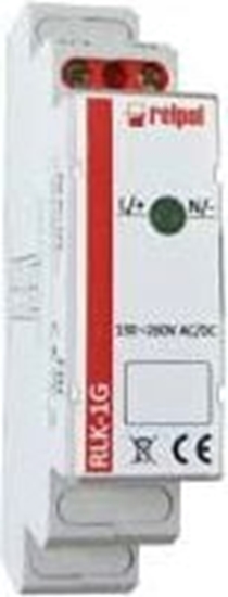 Picture of Relpol Lampka moduowa 1-fazowa 230V AC LED zielona RLK-1G (863027)