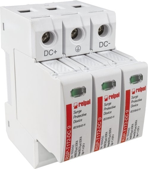 Picture of Relpol Ogranicznik przepi RSP-T1T2-DC Imax:50kA, 1000VDC, 3 pola 2617144