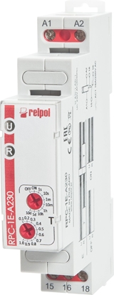 Attēls no Relpol Przekanik czasowy 1P 1sek-10dni 230V AC 50/60 Hz opónione zaczenie RPC-1E-A230 (863210)