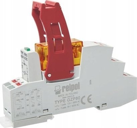 Picture of Relpol Przekanik Interfejsowy Push-in 2P 230VAC 8A AgNi PI84-230AC-M93G-PS-2012-01 864992